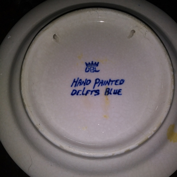 Hand painted little plate-Holland - Picture 4 of 4